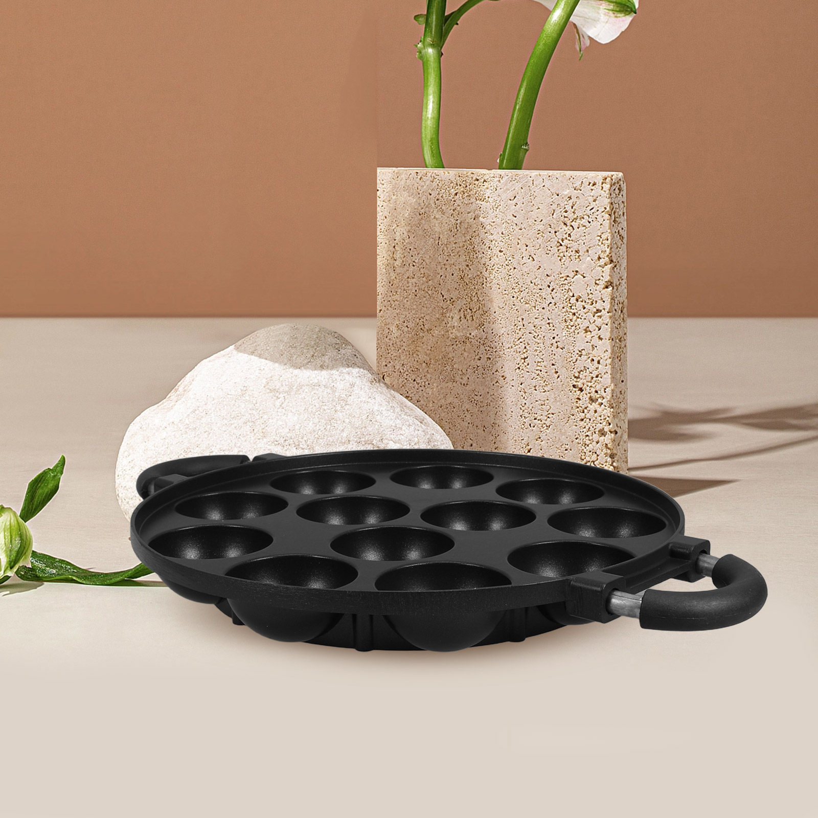 Panela para Takoyaki com 12 ca - Takoyaki Grill Plate avaliação e preço